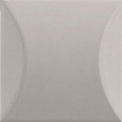Керамическая плитка Ava Ceramica UP Cuscino Grey Matte Серая Матовая Настенная плитка 10x10 см