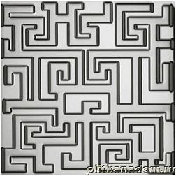 Versace Greek 261292 3D PVD Platino Декор 40x40 см