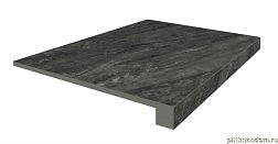 Coliseum Gres Флоренция Черная Ступень фронтальная 33x45 см