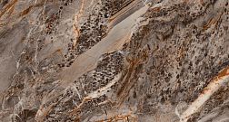 Керамическая плитка Seron Fossil Natural Коричневый Полированный Керамогранит 60х120 см