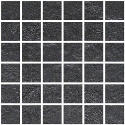 Seranit Riverstone Black Рельефная Мозаика 5х5 30х30 см