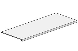 Casalgrande Padana Marmoker Travertino Rоmanо Gradone (assemblato) Naturale Ступень 118х33 см