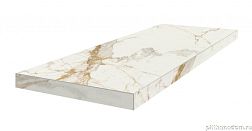 Coliseum Gres Помпеи 620070002162 Уайт угловая левая Ступень 33x90 см