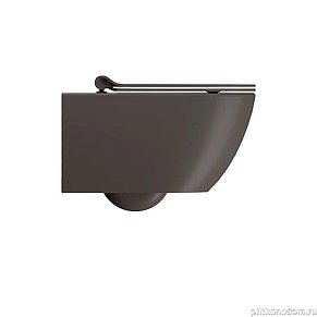 GSI PURA унитаз подвесной PURA безободковый с водоворотной системой смыва Swirlflush фаянсовый коричневый матовый (881516)