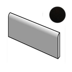 Керамическая плитка Equipe Evolution 20974 Bullnose Negro Mate Бордюр 7,5x15 см