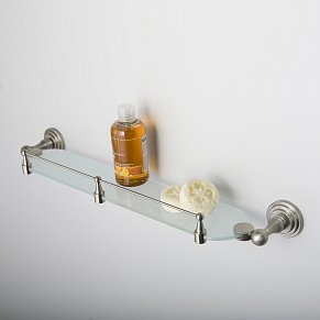 WasserKRAFT Ammer K-7044 (ранее К-7024) Полка стеклянная с бортиком