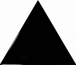 Керамическая плитка Equipe Scale Trangolo 23821 Black Настенная плитка 10,8х12,4 см