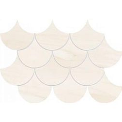 Tubadzin Sheen White Бежевая Матовая Мозаика 19,3х29 см