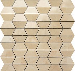 Керамическая плитка Marazzi Evolutionmarble Mosaico Lux Golden Cream MK0C Мозаика 29х29 см