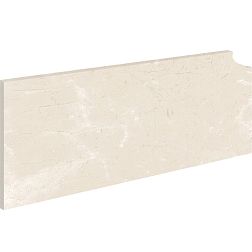 Керамическая плитка Exagres Marbles Zang. Fior Crema Marfil Icquerdo Плинтус левый 18x40 см