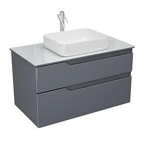 OWL OW24.19.01 Тумба Hella Cristal 100, серый лак