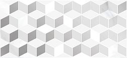 Керамическая плитка Cersanit Omnia Геометрия Белый Глянцевый Декор 20x44 см