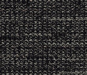 Interface World Woven 870 5115 Black Weft Ковровая плитка 25х100 см