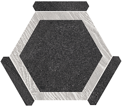 Керамическая плитка Monopole Avant Oregon Grafito Gris Черный Матовый Керамогранит 22x25 см