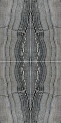 Керамическая плитка Cerdomus Skorpion Book Match Black Levigato 79412 Декоративные элементы 120x240 см