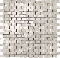 Керамическая плитка Fap Ceramiche Brickell White Brick Mosaico Gloss Мозаика 30x30 см