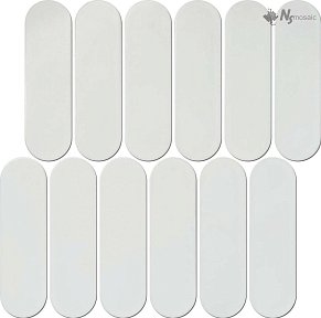 NS-Mosaic Porcelain series P-559 Матовая Мозаика 27,6х29 (4,3х14,8) см