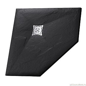 RGW Stone Tray 16155099-04 Душевой поддон трапеция ST/T-B Черный