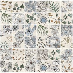 Керамическая плитка Elios Ceramica Emotion 03A20A0 Serenity White Luc Matt Белый Матовый Декор 20x20 см