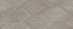 Керамическая плитка Porcelanosa 3D Diamond Silver Серая Матовая Настенная плитка 59,6x150 см