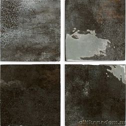 Керамическая плитка DNA tiles Enamel Square Charcoal Настенная плитка 12,5x12,5 см