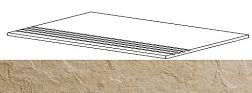 Seranit Riverstone Ivory ступень с насечками 30x120 см