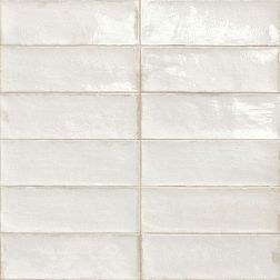 Mainzu Alboran White Белая Сатинированная Настенная плитка 10x30 см