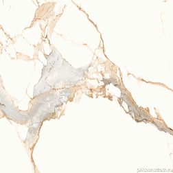 Керамическая плитка Neodom N20393 Ottanta Statuario Gold Matt Керамогранит 80x80 см