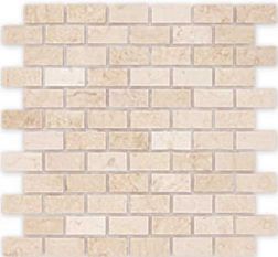 Caramelle Pietrine 7 мм Botticino Pol Мозаика 29,8х29,8х0,7 (2,3х4,8) см