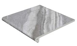 Gres de Aragon Tibet Anti slip Gris Ступень фронтальная 30х33 см