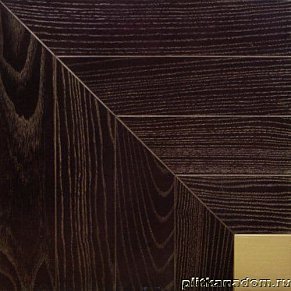 Aldo Parquet Segment B010 Ясень, тон чёрный, золотая патина Натур Модульный паркет 460х460х16