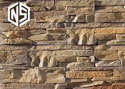 Керамическая плитка Next Stone Искусственный камень Сланцевый камень Альпийский сланец арт.013 9,5х28,5 см