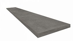 Керамическая плитка Coliseum Gres San Siro Дарк Ступень угловая правая черный 33x120 см