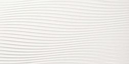 Керамическая плитка Baldocer Neve Satin Illusion Rectificado Белая Глянцевая Ректифицированная Настенная плитка 60x120 см