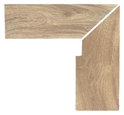 Gresmanc Amazonica Zanquin Recto Evo Izquierdo Бежевый Матовый Плинтус левый 27х30,5 см