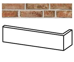 Westerwalder Klinker WK922 Ручная формовка угловая плитка 21х10х6,5 см