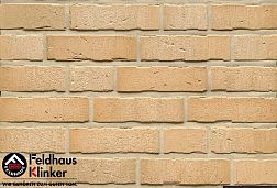 Feldhaus Klinker Vascu R756NF14 Sabiosa Bora Бежевая Матовая Клинкерная плитка 7,1х24х1,4 см