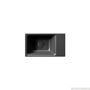 GSI NUBES Раковина 40x23 без отверстия под смеситель, без перелива черный матовый (9636026)