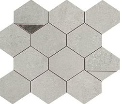 Керамическая плитка Atlas Concorde Blaze Aluminium Mosaico Nest (9BNA) Глазурованная керамическая плитка 25,8х29,4 см