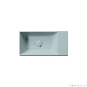 GSI KUBE Раковина X 50x25 без перелива голубой матовый (9486015)