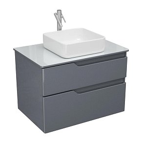 OWL OW24.18.01 Тумба Hella Cristal 80, серый лак