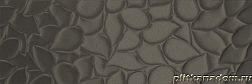 Sanchis Azulejos Colours Leaf Silver Серая Глянцевая Ректифицированная Настенная плитка 33x100 см