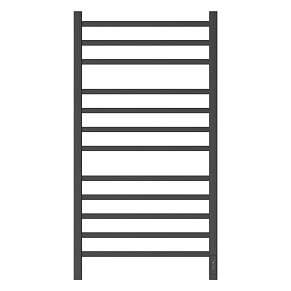 Полотенцесушитель электрический Point Вега PN71850B П12 500x1000, диммер справа, черный