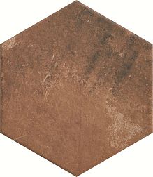 Paradyz Scandiano Rosso Heksagon Керамогранит 26х26 см