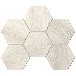 Керамическая плитка Ametis Daintree DA01 Hexagon Мозаика неполированная 25х28,5 см