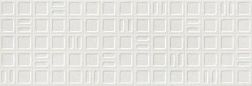 Керамическая плитка Argenta Ceramica Gravel Square White Белая Матовая Настенная плитка 40x120 см