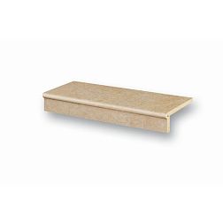 Керамическая плитка Stroeher Euramic Cavar E 544 Chiaro Ступень прямоугольная 29,4х11,5 см