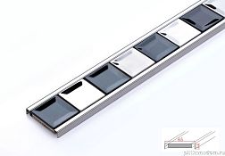 Керамическая плитка Juliano Декоративные вставки JM6519 Melody 6,5х244 см