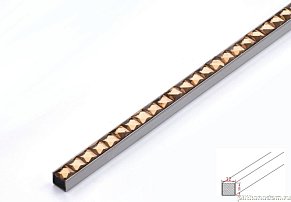 Juliano Декоративные вставки JS1203 Stella Brown 1,2х244 см