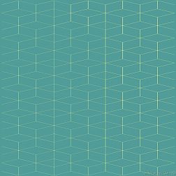 Керамическая плитка Creto Mono Jasmine Geometry Sea Зеленый Глянцевый Декор 30х60 см